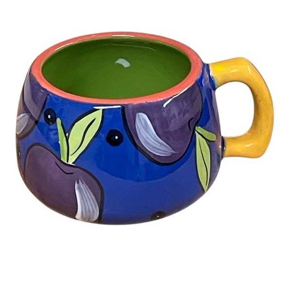 STARBUCKS Other - 2006 STARBUCKS Costa Rica ceramic PeFi mug with plum fruit green leaves design